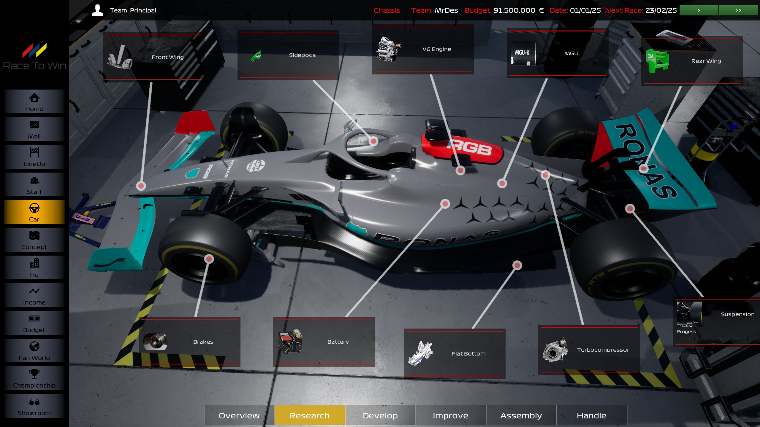 Team Principal Simulator Screenshot